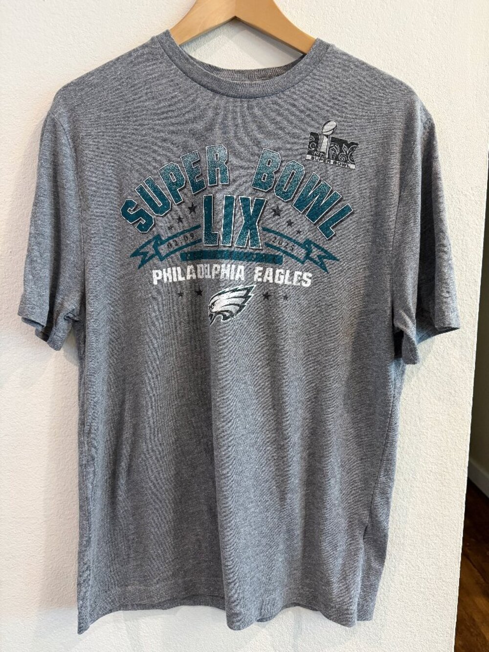 Fanatics Philadelphia Eagles Super Bowl LIX Champs Tee Medium